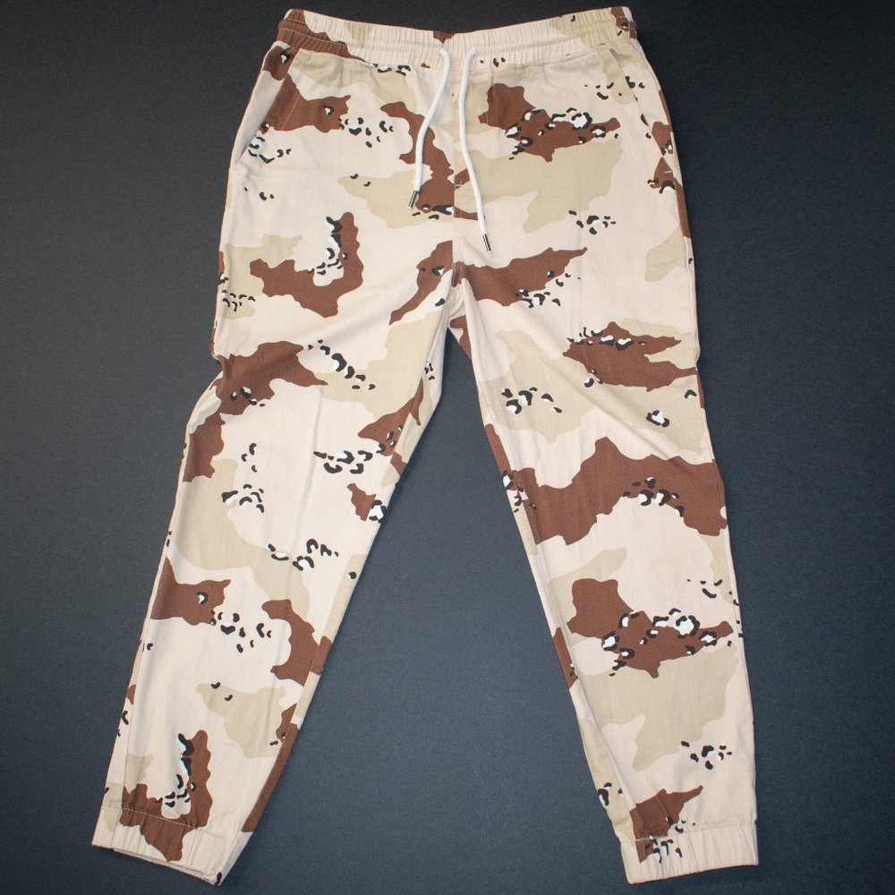 Elwood Desert Camo Twill Jogger Size L